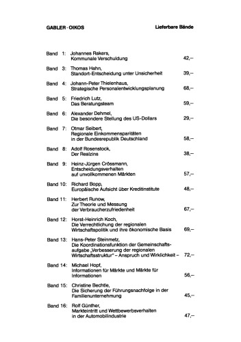 Markenpolitik des Bankbetriebs: Grundlagen und empirische Studien