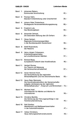 Bankbilanzpolitik nach der Neuordnung des Bankaufsichtsrechts