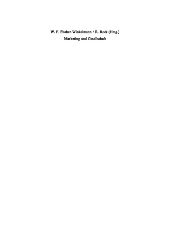 Marketing und Gesellschaft