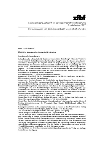 Erlösplanung und Erlöskontrolle als Instrument der Absatzpolitik