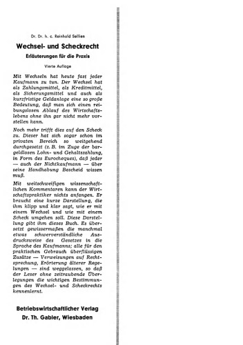 Wechsel- und Scheckrecht: Erläuterungen für die Praxis
