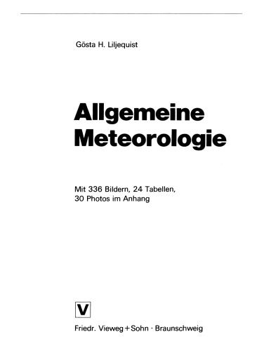 Allgemeine Meteorologie