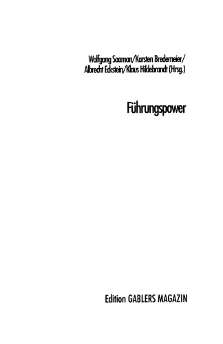 Führungspower: Konzepte und Instrumente für mehr Effizienz