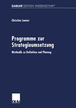 Programme zur Strategieumsetzung: Methodik zu Definition und Planung