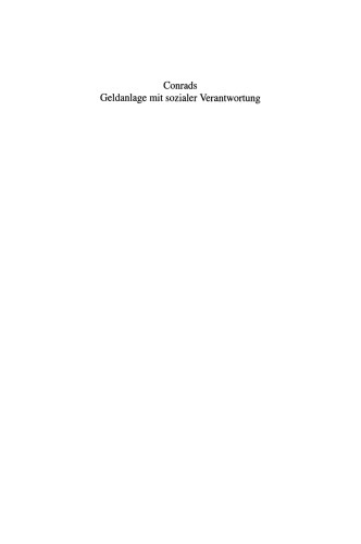 Geld Anlage: mit sozialer Verantwortung