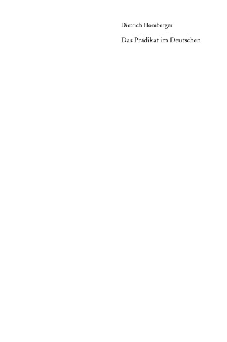 Das Prädikat im Deutschen: Linguistische Terminologie in Sprachwissenschaft und Sprachdidaktik