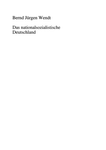 Das nationalsozialistische Deutschland
