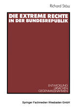 Die extreme Rechte in der Bundesrepublik: Entwicklung — Ursachen — Gegenmaβnahmen
