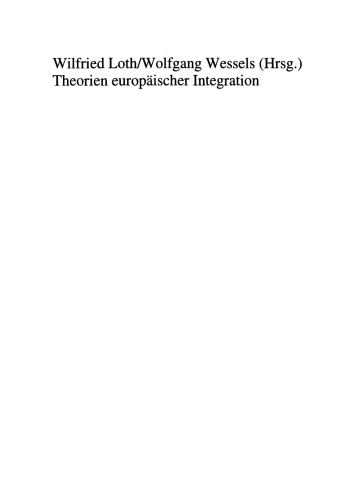 Theorien europäischer Integration