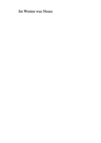 Im Westen was Neues: Kommunalwahl 1999 in NRW