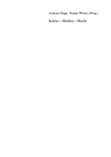 Kultur — Medien — Macht: Cultural Studies und Medienanalyse