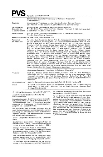Politische Wissenschaft und politische Praxis: Tagung der Deutschen Vereinigung für Politische Wissenschaft in Bonn, Herbst 1977