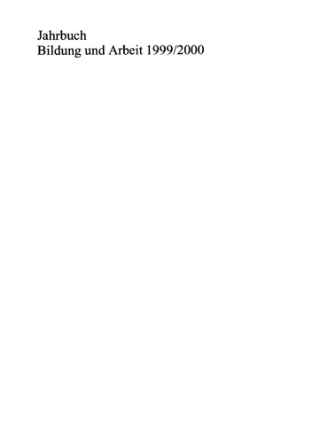 Deregulierung der Arbeit — Pluralisierung der Bildung?