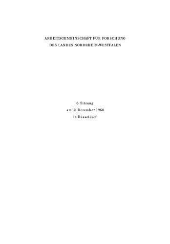 Die gegenwärtige Situation der Grundlagenforschung in der Physik. Das Duplikantenproblem in der Biologie. Überlegungen zu den Faktoren Raum und Zeit im biologischen Geschehen und Möglichkeiten einer Nutzanwendung