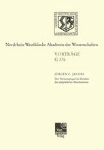 Der Fürstenspiegel im Zeitalter des aufgeklärten Absolutismus Zu Wielands „Goldenem Spiegel“: 437. Sitzung am 25. April 2001 in Düsseldorf