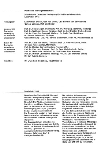 Die anachronistische Souveränität: Zum Verhältnis von Innen- und Außenpolitik