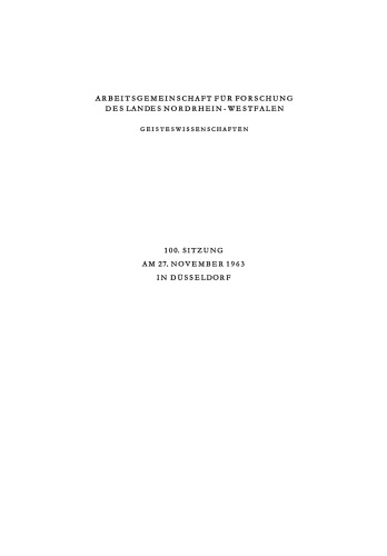 Die Förderung der Forschung und die Geisteswissenschaften