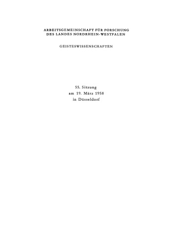 Ursprung und Wesen der Landgemeinde nach rheinischen Quellen
