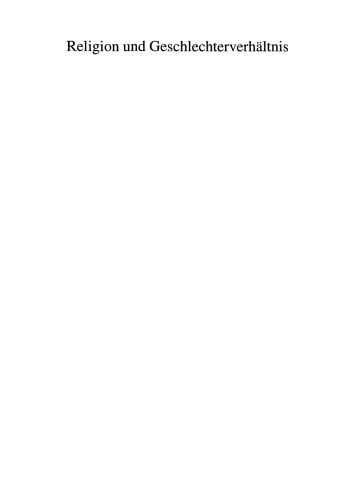 Religion und Geschlechterverhältnis