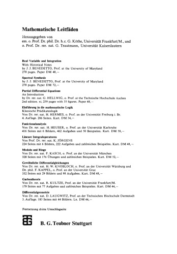 Einführung in die harmonische Analyse