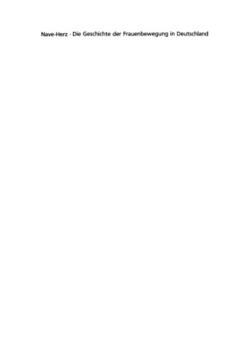 Die Geschichte der Frauenbewegung in Deutschland