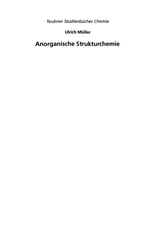 Anorganische Strukturchemie