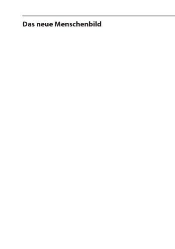 Das neue Menschenbild