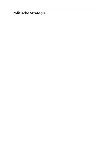 Politische Strategie: Eine Grundlegung