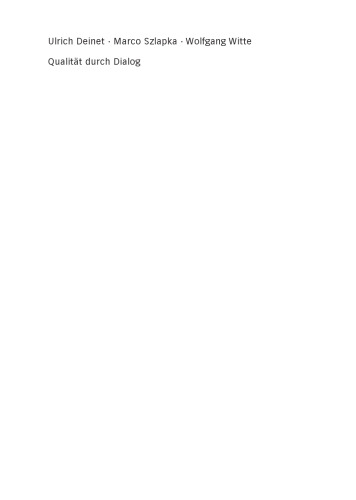 Qualität durch Dialog: Bausteine kommunaler Qualitätsund Wirksamkeitsdialoge
