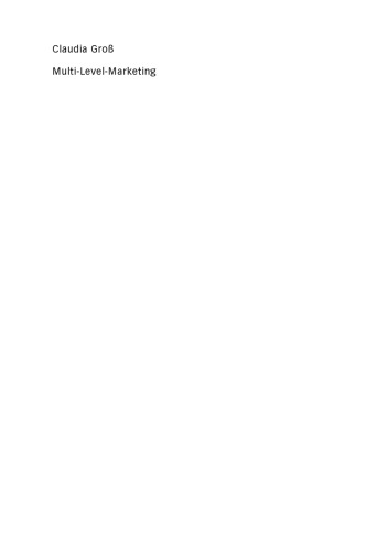 Multi-Level-Marketing: Identität und Ideologie im Network-Marketing