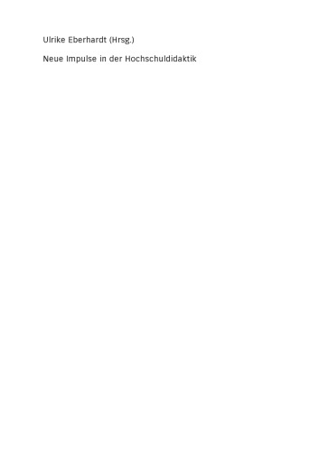 Neue Impulse in der Hochschuldidaktik: Sprach- und Literaturwissenschaften