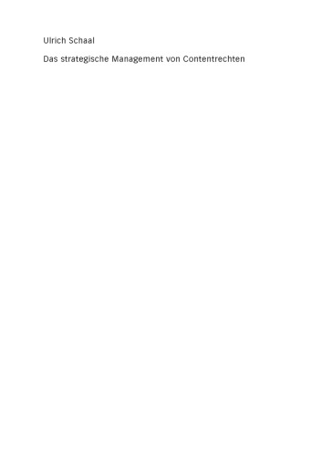 Das strategische Management von Contentrechten: Schlüsselherausforderung für audiovisuelle Medienunternehmen