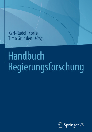 Handbuch Regierungsforschung