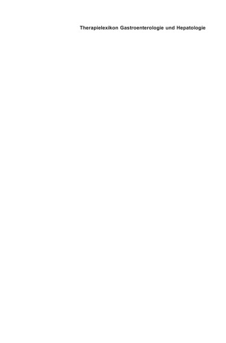 Therapielexikon Gastroenterologie und Hepatologie