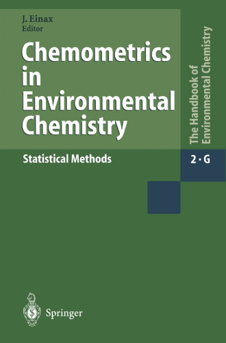 Chemometrics in Environmental Chemistry - Statistical Methods