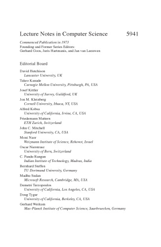 Teaching Fundamentals Concepts of Informatics: 4th International Conference on Informatics in Secondary Schools - Evolution and Perspectives, ISSEP 2010, Zurich, Switzerland, January 13-15, 2010. Proceedings