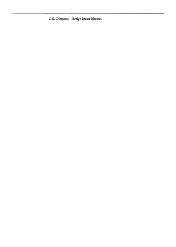 Benign Breast Diseases: Radiology — Pathology — Risk Assessment