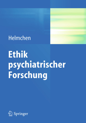 Ethik psychiatrischer Forschung