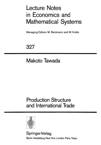 Production Structure and International Trade