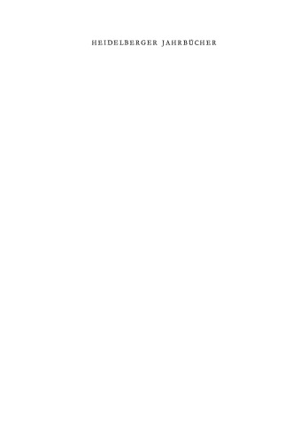 Heidelberger Jahrbücher