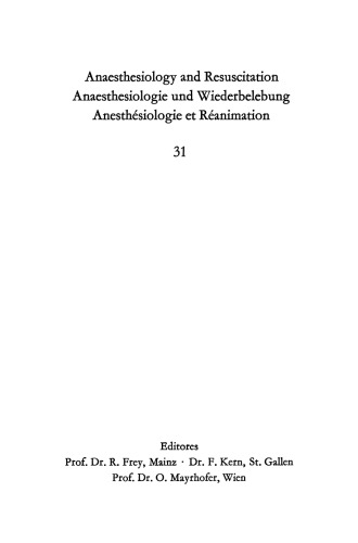 Kohlenhydrate in der dringlichen Infusionstherapie: Bericht über das Hanns Baur-Gedächtnis-Symposion am 13. und 14. Oktober 1967 in Mainz