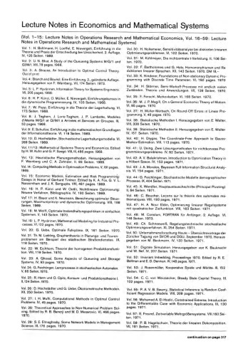 Optimization and Operations Research: Proceedings of a Conference Held at Oberwolfach, July 27–August 2, 1975