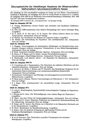 Licht und Hautkrebse: Modelle und Risikoerfassung Vorgetragen in der Sitzung vom 27. Juni 1981