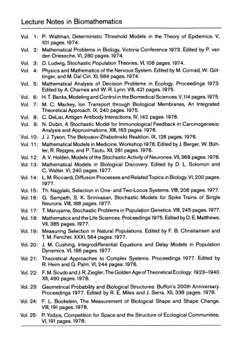 Competition and Cooperation in Neural Nets: Proceedings of the U.S.-Japan Joint Seminar held at Kyoto, Japan February 15–19, 1982