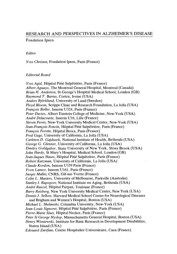 Biological Markers of Alzheimer’s Disease