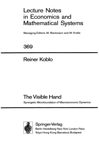 The Visible Hand: Synergetic Microfoundation of Macroeconomic Dynamics