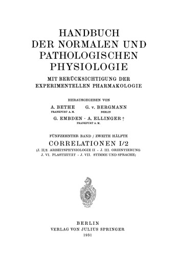 Arbeitsphysiologie II Orientierung · Plastizität Stimme und Sprache
