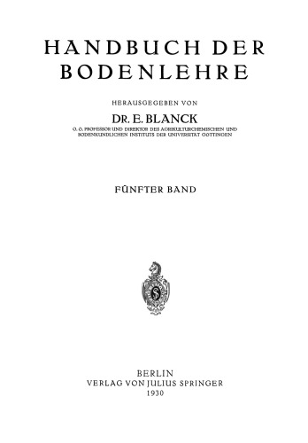 Der Boden als oberste Schicht der Erdoberfläche