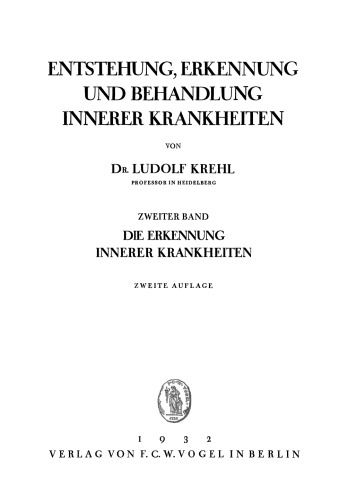 Die Erkennung Innerer Krankheiten