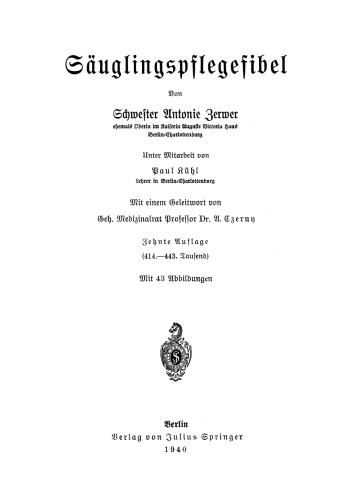 Säuglingspflegefibel